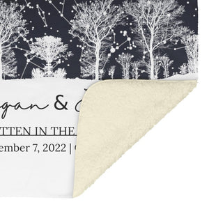 Wedding Gift, Wedding Anniversary Gifts, Personalized Wedding Blankets, Personalized Blanket, Newlywed Gift, Wedding Date Gift, Wedding Day