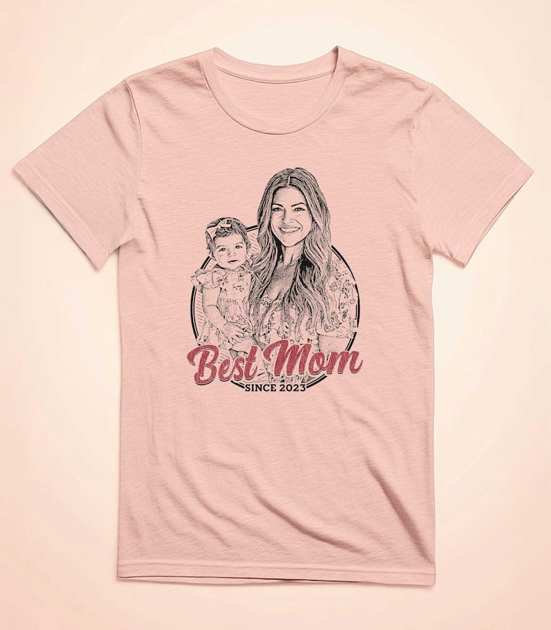 Custom Best Mom Shirt Personalized Mother's Day Gift Customizable Mom T-Shirt Funny Mom Tee Birthday Gift for Mom from Kids