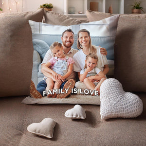 Personalized Photo Collage Pillow, Custom Picture Pillow, Custom Throw Pillow, Family Custom Decor, Printed Cushion, Family Photo Gift