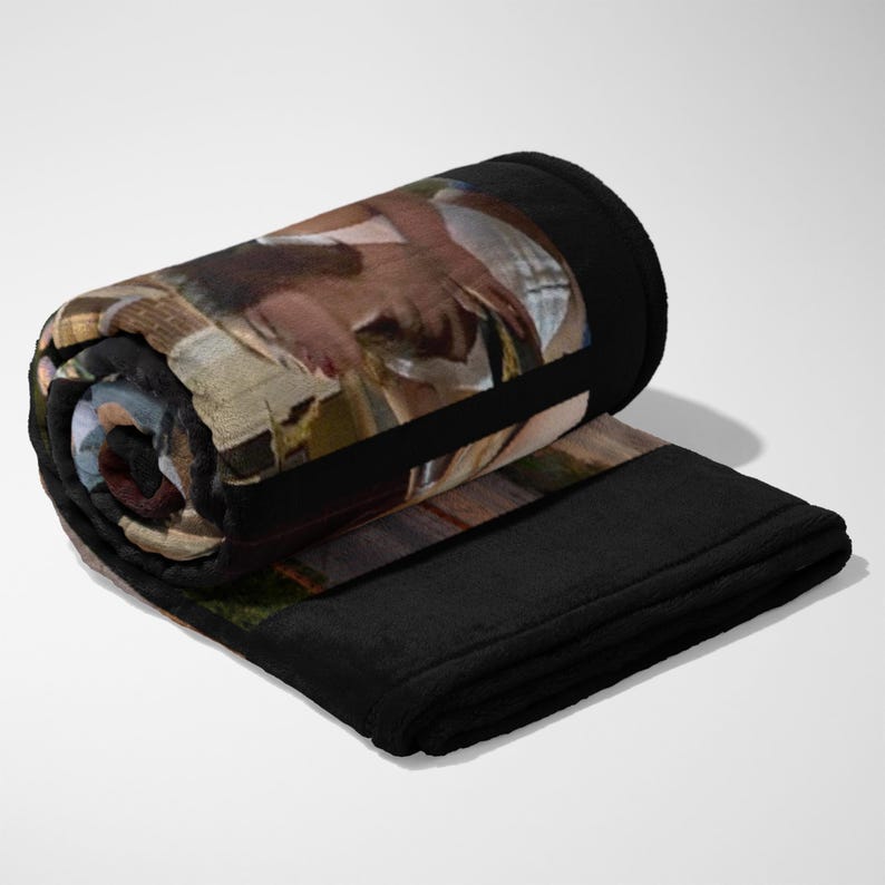 Personalized Best Friend Blanket,Bestie Birthday Gift,Photo Blanket with Custom Text BFF Soul Sister,Photo Gift For Long Distance Friend