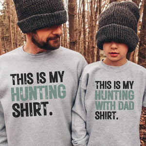 Father Son Matching Hunting Shirts: New Dad Gift Set