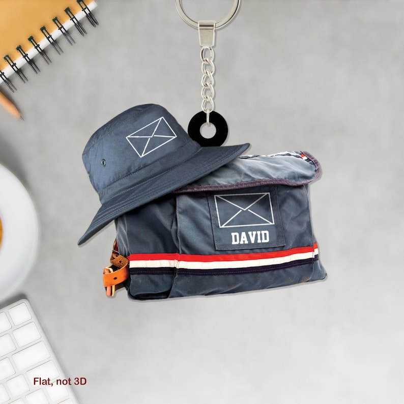 Personalized Postal Worker 2D Flat Ornament, Custom Postal Worker Ornament, Christmas Gift For Mail Lady, Mail Carrier Gift