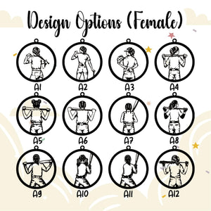 Personalize Baseball Ornament, Custom Christmas Baseball Ornament, Custom Sport Team Ornament, Custom Name Ornament