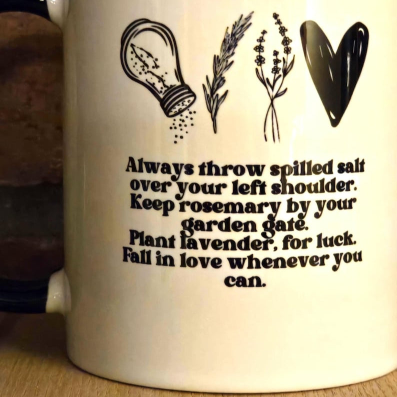who loves some practical magic, coffee mug with quote