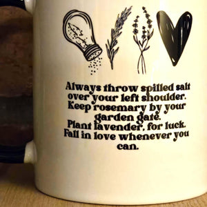 who loves some practical magic, coffee mug with quote