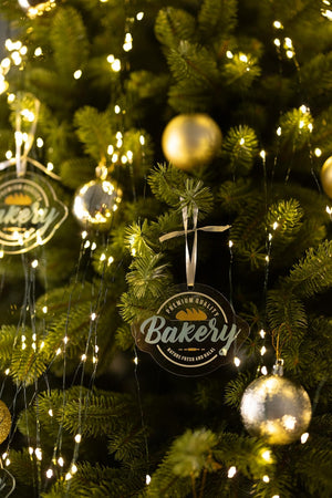 Custom Logo Christmas Ornaments Bulk Branded Holiday Decorations, Corporate Xmas Gifts & Business Branding