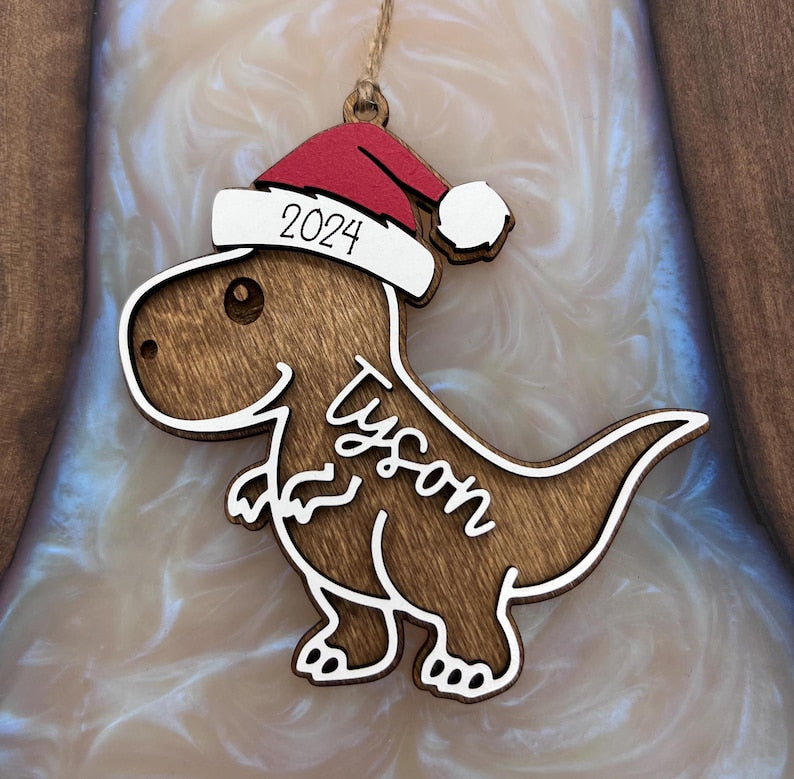 Dinosaur Ornament | Personalized Dinosaur Ornament | Stegosaurus Ornament | Baby Ornament |Trex Ornament | Personalized Trex