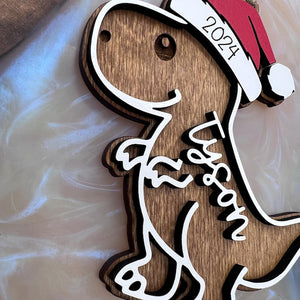 Dinosaur Ornament | Personalized Dinosaur Ornament | Stegosaurus Ornament | Baby Ornament |Trex Ornament | Personalized Trex