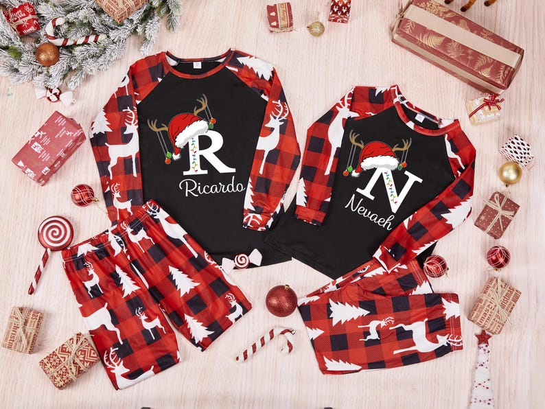 Matching Family Pajamas,Personalized Family Pajamas,Christmas Family Pajamas,Kids Christmas Pjs,Holiday Pajamas,Christmas Pajamas For Family