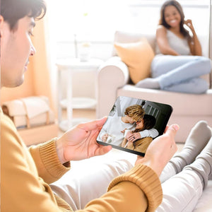 Personalized Music Magnet Fridge Magnet - Custom Photo Album Magnets With Your Text - Family Gifts for Dad Mom