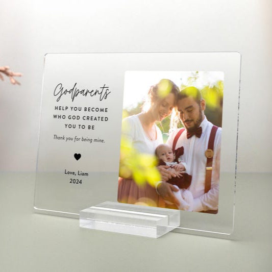 Personalized Godparents Gift / Proposal, Godmother Godfather Thank You Gift / Proposal, Christian Gift