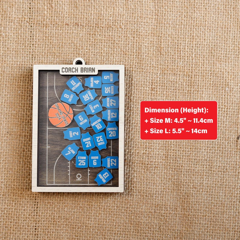 Personalized Basketball Shaker Ornament, Custom Jersey's Name & Number, Basketball Senior Night Gifts, Basketball Players 2025 Keepsake