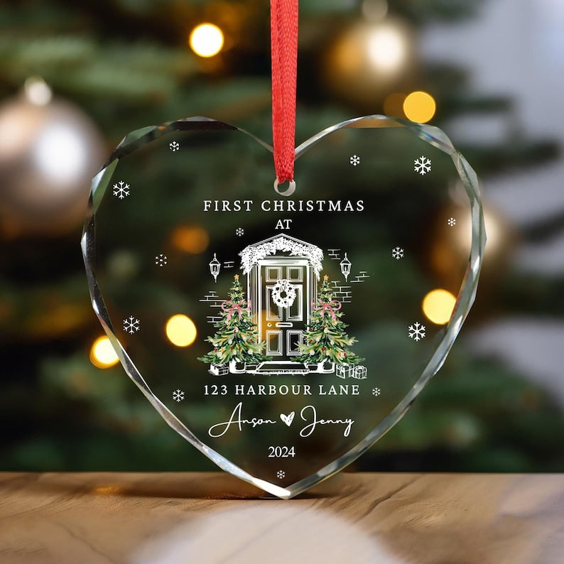 First Christmas In Our New Home Ornament, New House Christmas Ornament, Our First Home Keepsake, Housewarming Bauble Gift, First Home 2025