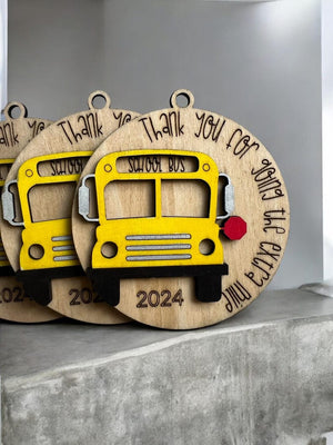 Bus Driver Ornament, Gifts for Bus Driver Gift Teacher Holiday Ornament, Christmas Gifts Teacher Gift for Teacher Christmas, Bus Ornament