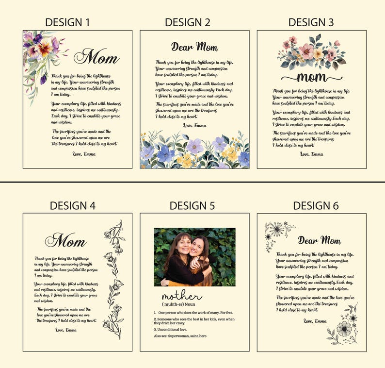 Customized Hand-Written Letter Night Light - Gift for Mom - Mother's Day Gift Ideas -Grandma Nana Mommy Birthday Gifts - Christmas Gift