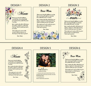 Customized Hand-Written Letter Night Light - Gift for Mom - Mother's Day Gift Ideas -Grandma Nana Mommy Birthday Gifts - Christmas Gift