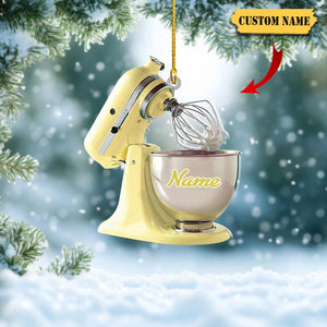 Personalized Baking Mixer Christmas Ornament: Baker Gift