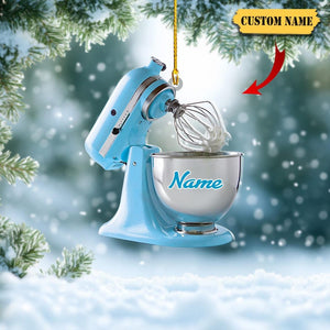 Personalized Baking Mixer Christmas Ornament: Baker Gift