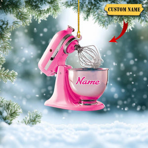 Personalized Baking Mixer Christmas Ornament: Baker Gift