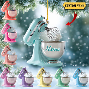 Personalized Baking Mixer Christmas Ornament: Baker Gift