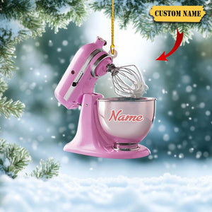 Personalized Baking Mixer Christmas Ornament: Baker Gift