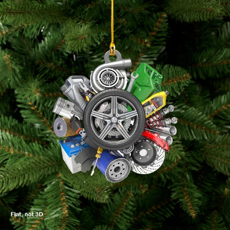 Customized Auto Repair Mechanic Ornament Acrylic for Mechanic, Auto Repair Mechanic keychain Gift for Him