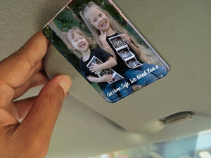 Add Your Own Photo Car Visor Clip, Sun Visor Picture Clip, Car Photo Decor, Family Portrait Sun Visor Clip, Picture Frame for Car Gift