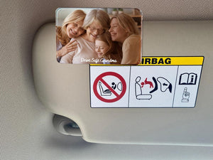 Add Your Own Photo Car Visor Clip, Sun Visor Picture Clip, Car Photo Decor, Family Portrait Sun Visor Clip, Picture Frame for Car Gift