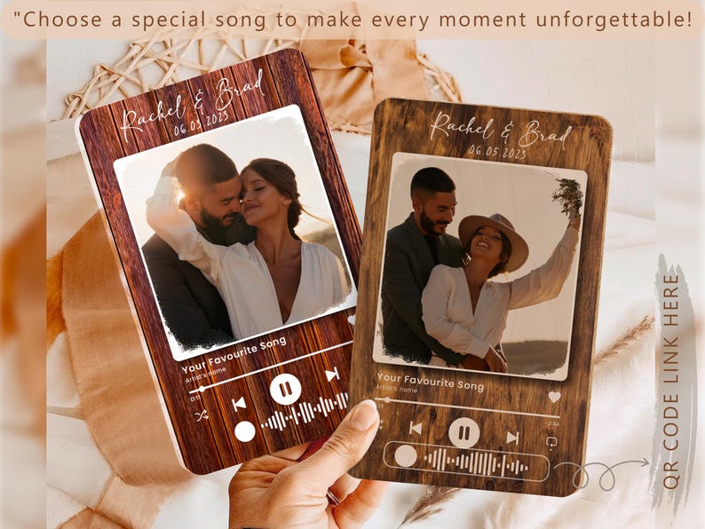 Personalized Song Plaque Valentines Gift For Couple Gift, Custom Album Cover Art Anniversary Gift For Boyfriend, Acrylic Music Plaque Gift