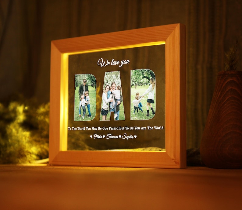 Personalized Photo Night Light for Nana - Gift for Grandma - First Grandma Gift - New Nana Gift - Nana Gift Ideas - Best Mothers Day Gift