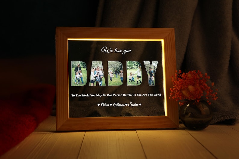 Personalized Photo Night Light for Nana - Gift for Grandma - First Grandma Gift - New Nana Gift - Nana Gift Ideas - Best Mothers Day Gift
