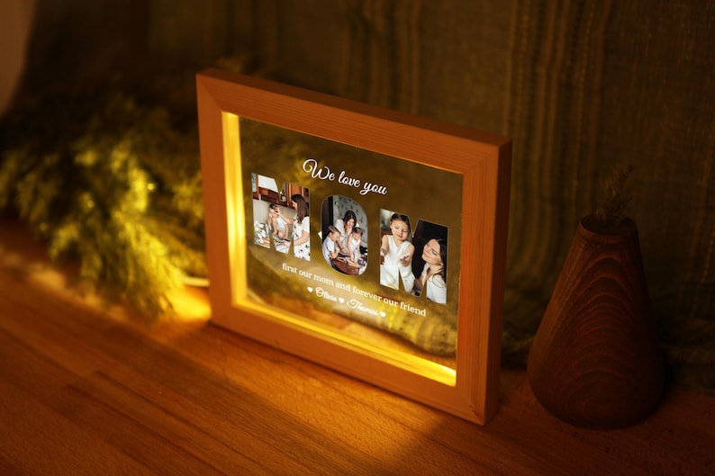 Personalized Photo Night Light for Nana - Gift for Grandma - First Grandma Gift - New Nana Gift - Nana Gift Ideas - Best Mothers Day Gift