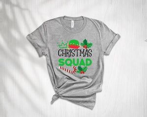 Matching Family Christmas Squad T-Shirts, Custom Christmas Tee, Family Christmas Squad Shirt for Women Men, Christmas Squad Tshirt 2025