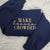 Make Heaven Crowded Embroidered Crewneck | Inspirational Gift | Christian Crewneck | Bible Verse Pullover | Religious Gift