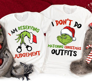 The Grinchy Christmas Family Matching Shirts, Family Men Funny shirt, I Don't Do Matching Christmas Outfits, But I Do Tee, Christmas gifts il_794xN.6457490051_8ov3.jpg