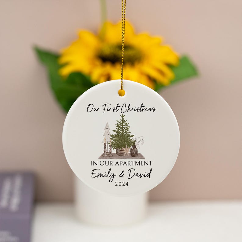 Our New Home Christmas Ornament,First Christmas Ornament,New Home Gifts,New House Gifts,Keepsake Gifts,House Address Ornament,Happy New Home