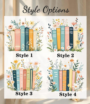 Personalized Eco-Friendly Acrylic Book Vasefor,Flower Books Acrylic Vase,Shelf Decor,Gift For Book Lover,Reading Lover,Acrylic Book Vase
