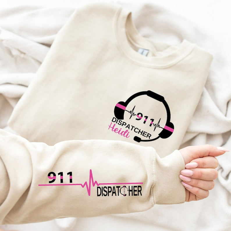 Custom Dispatcher Sweatshirt, 911 Dispatcher T-Shirt, 911 Emergency Sweater, Dispatch Nurse Shirt, Dispatch Room Shirt