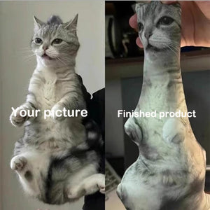 Custom ugly pillow,Ugly pillow, Hot Ugly Cat, pillow gift for friend, Funny Gifts, Birthday Gifts, Christmas Gifts,Custom Realistic Pillow