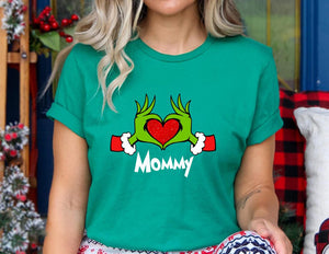 Custom Family Christmas 2025 Shirts: Personalized Holiday Tees Grinch Christmas Christmas Party Family Christmas Custom Matching Christmas Tshirts