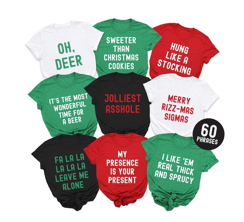 Funny Family Christmas Shirts, Christmas Shirt, Funny Christmas Party, Matching Christmas T-Shirts for Family, Christmas Group Shirts, Kids