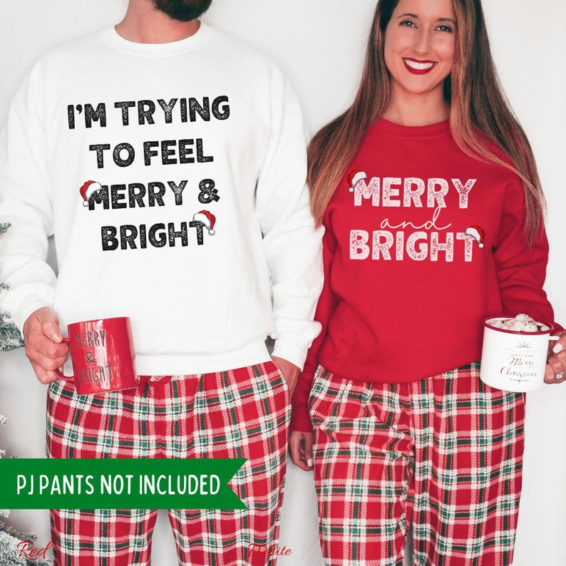 Couple Christmas Sweatshirts, Couple Matching Xmas, Xmas Couple Shirt, Funny Couples Crewneck, Couple Holiday Shirts