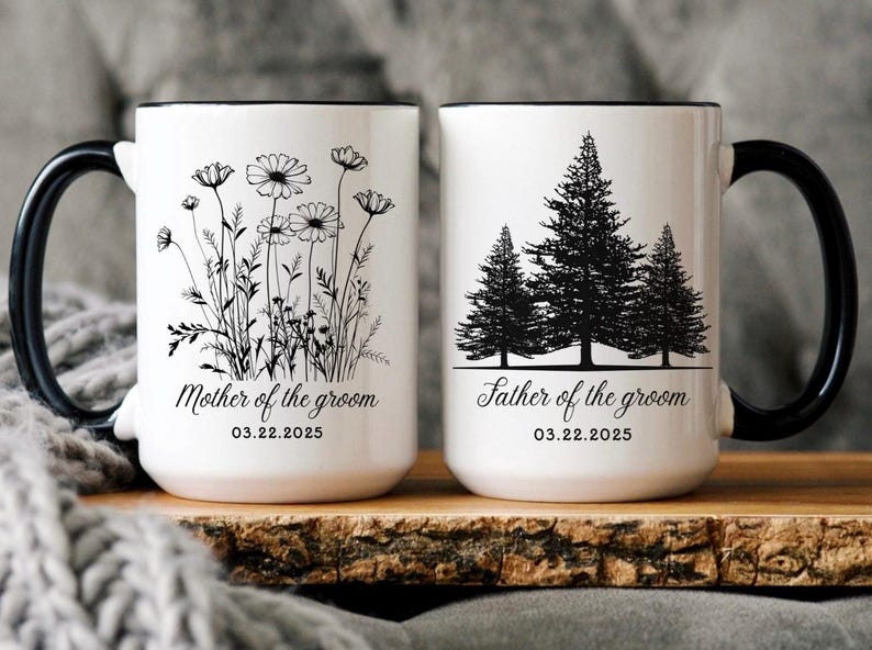 Mother of the Groom Father of the Groom Mug Parents of the Groom Wedding Party Gift Wedding gift for father of the bride groom Wedding Gif