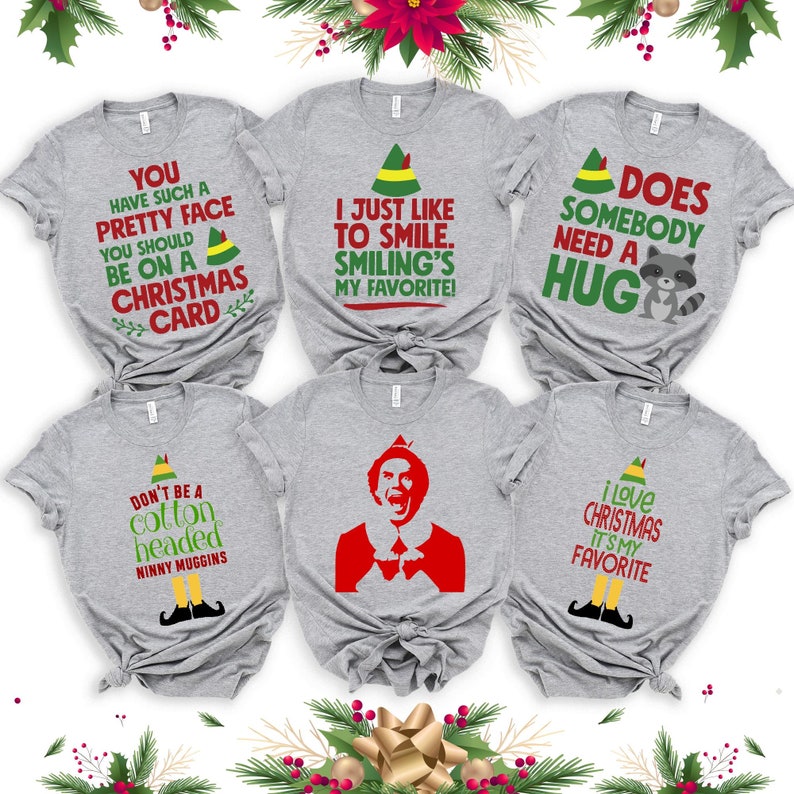 Funny Elf Movie Quote Christmas Shirt - Holiday Tee il_794xN.6471706642_c1qk.jpg