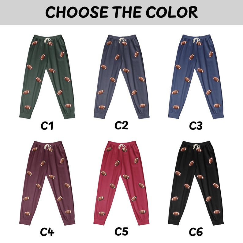 American Football Custom Name, Number - Personalized Sweatpants
