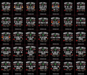 210 Quotes Most Likely To Shirts-Family Matching Christmas Shirt-Funny Christmas Family Shirt -Matching Christmas Shirt-Most likely to shirt