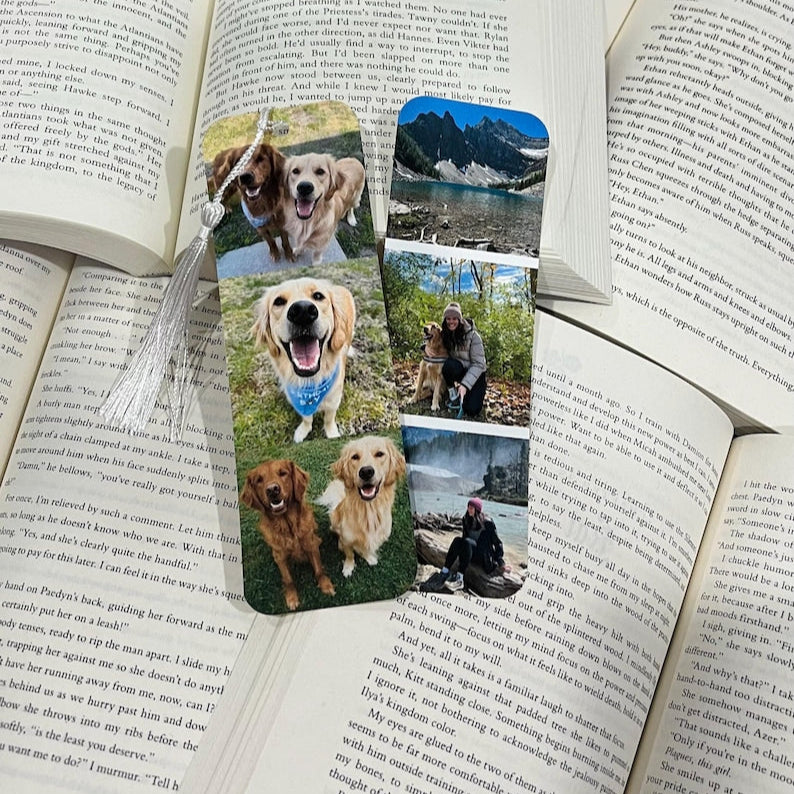 Personalized Photo Bookmarks, Create Your Own Custom Photo Bookmark, Customizable Photo Bookmarks, Custom Photo Bookmark Gift, Father's Day