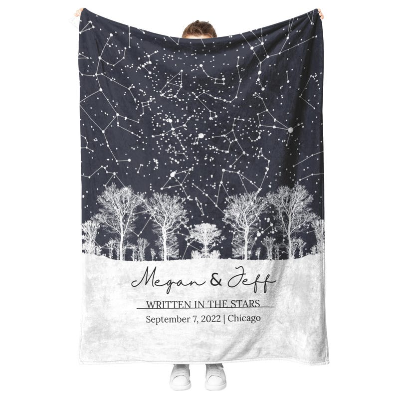 Wedding Gift, Wedding Anniversary Gifts, Personalized Wedding Blankets, Personalized Blanket, Newlywed Gift, Wedding Date Gift, Wedding Day