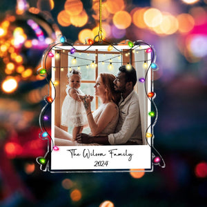 Custom Family Photo Ornament 2025, Family Christmas Ornaments, Personalized Family Photo Keepsake, Big Family Ornament, Picture Ornament