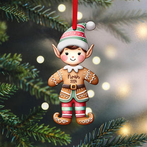 Personalized Elf Girl | Christmas Ornament, Christmas Ornament with custom name for girl for boy , Christmas 2025 Keepsake, Tree Adornment